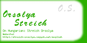 orsolya streich business card